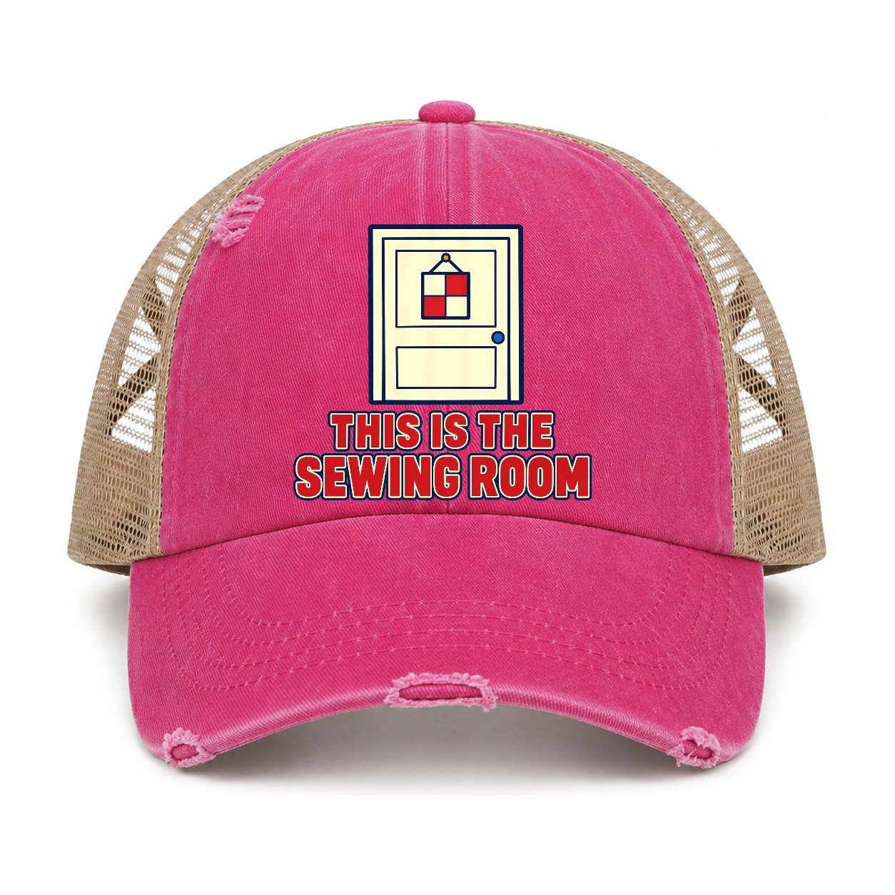 Raspberry-Khaki — front view