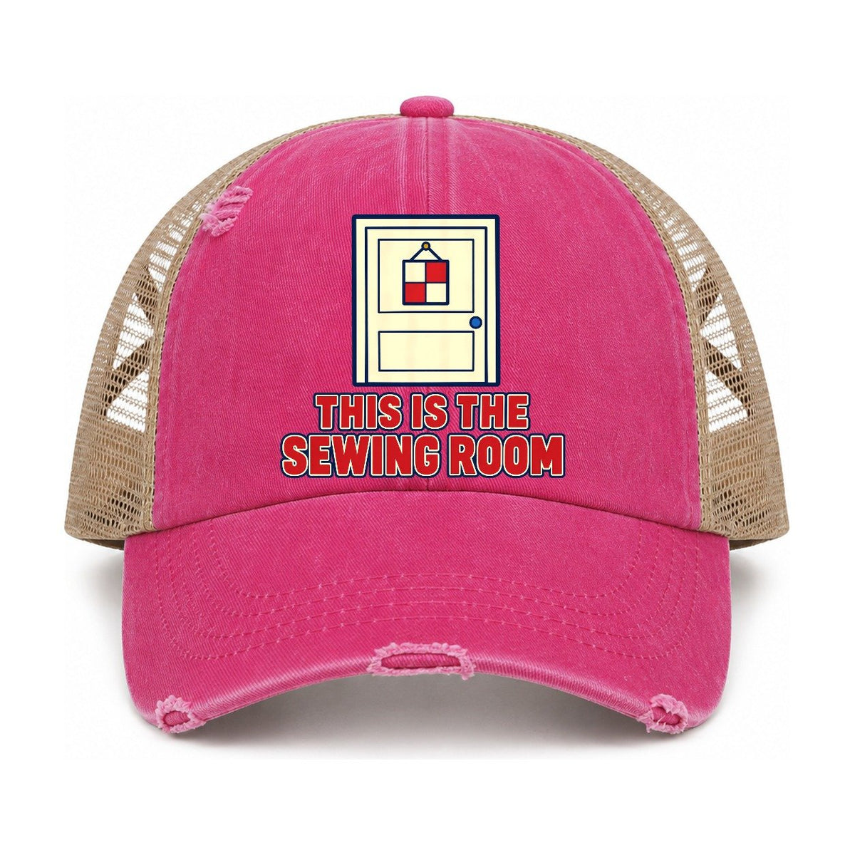 Raspberry-Khaki — front view