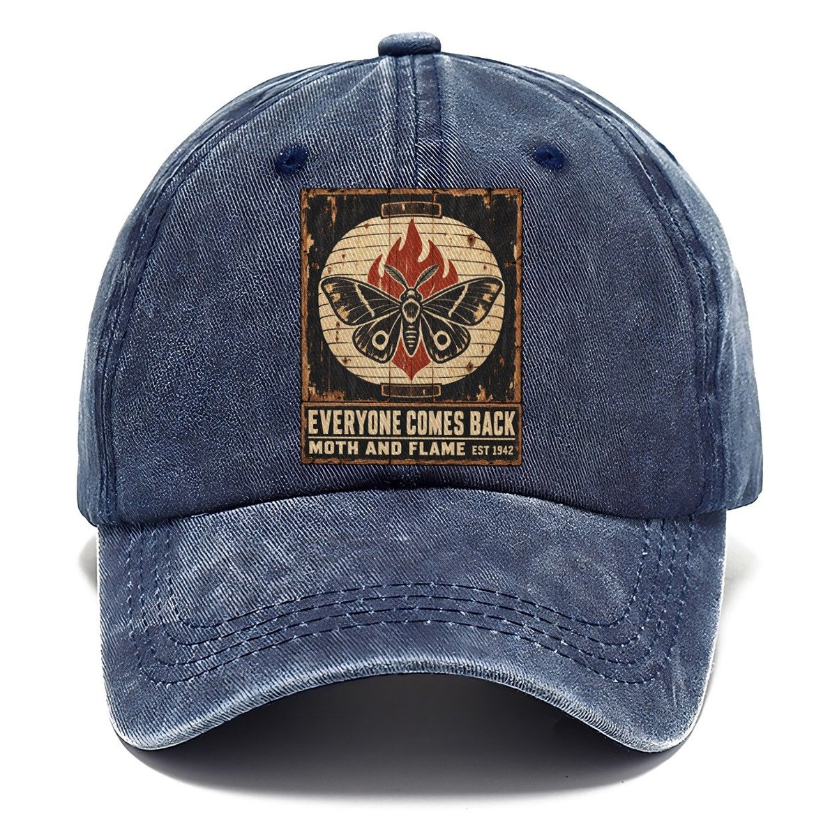 Moth And Flame Izakaya Rules Classic Cap – Twilight Navy