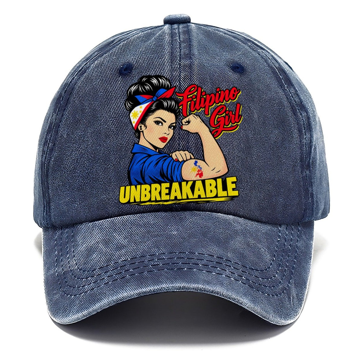 Filipino Girl Unbreakable Classic Cap – Twilight Navy