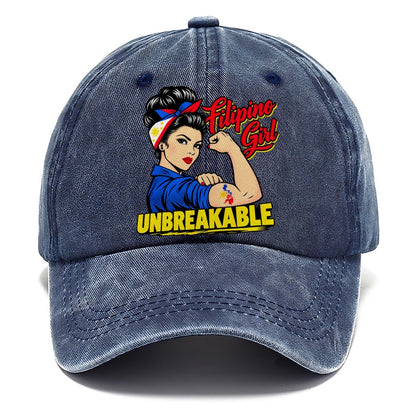 Filipino Girl Unbreakable Classic Cap – Twilight Navy