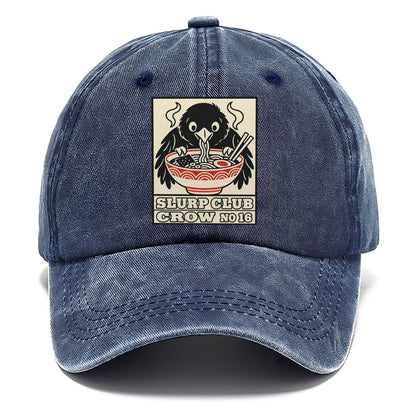 Crow Leftovers Slurp Club Classic Cap – Twilight Navy