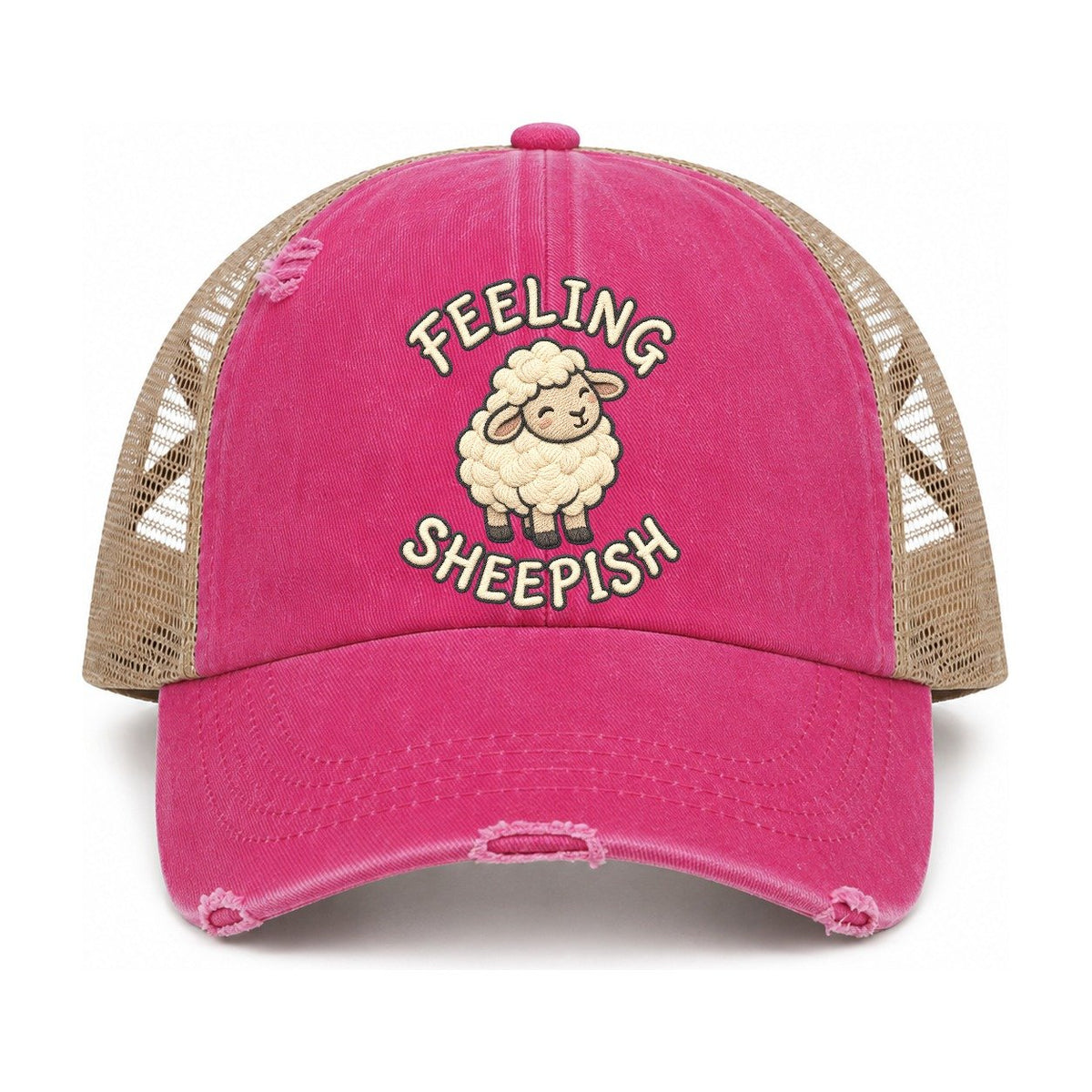 Raspberry-Khaki — front view