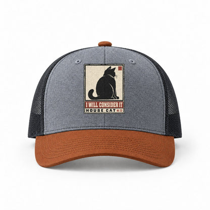 Heather Grey-Rust-Charcoal — front view