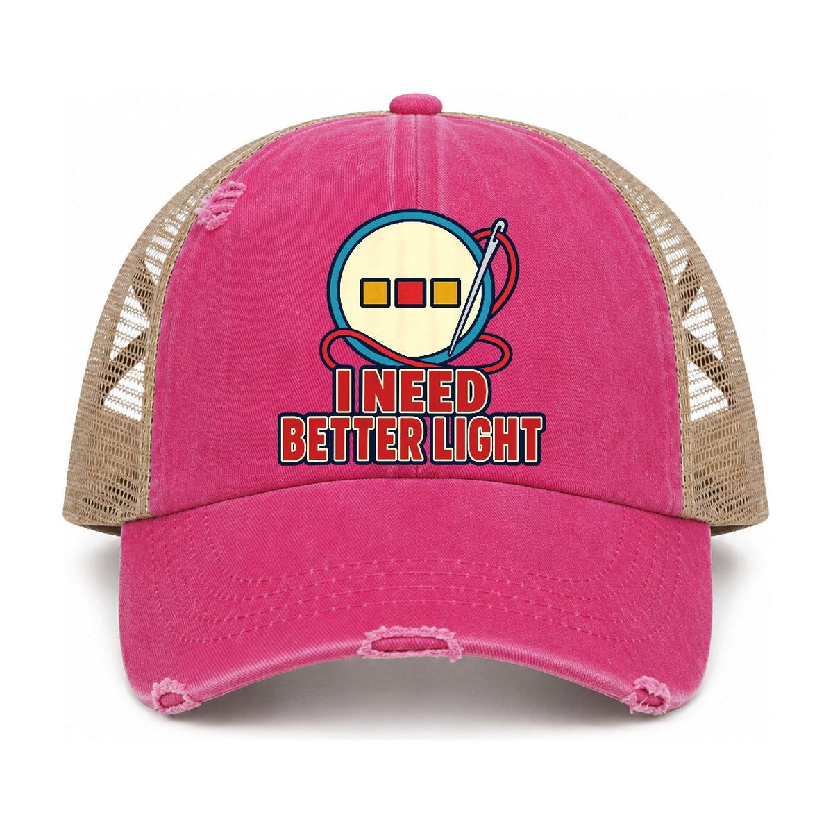 Raspberry-Khaki — front view
