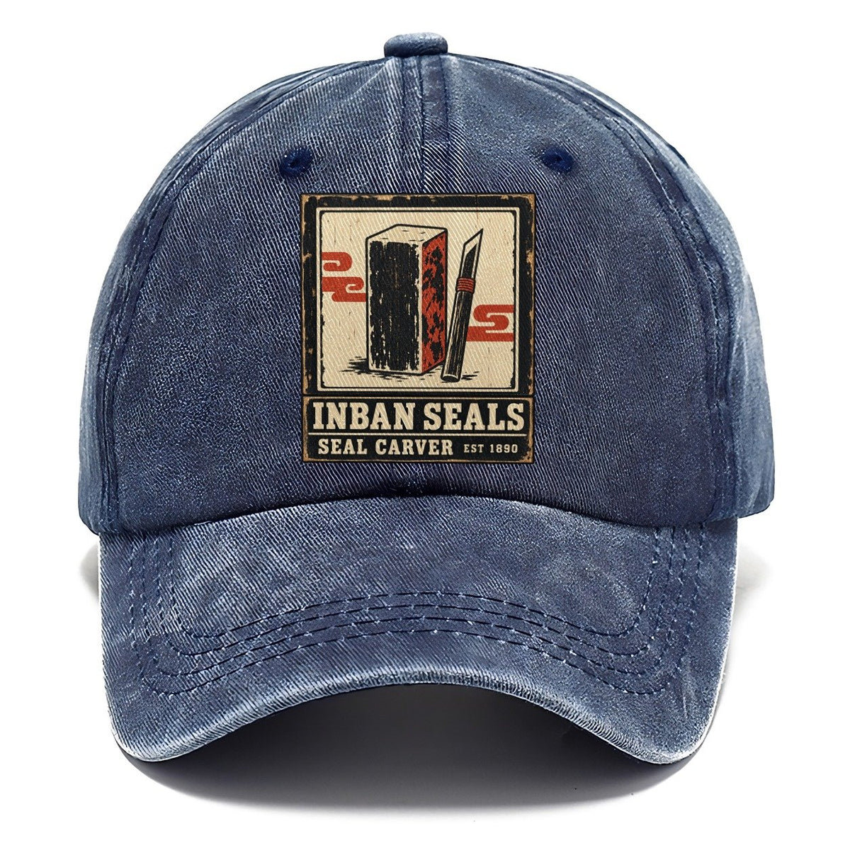 Inban Seal Carvers Noren Trade Co Classic Cap – Twilight Navy