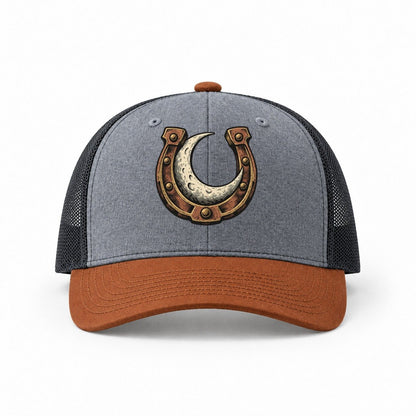 Heather Grey-Rust-Charcoal — front view