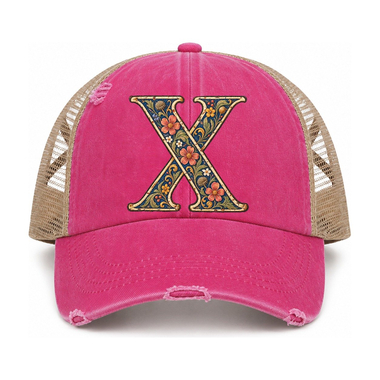 Raspberry-Khaki — front view