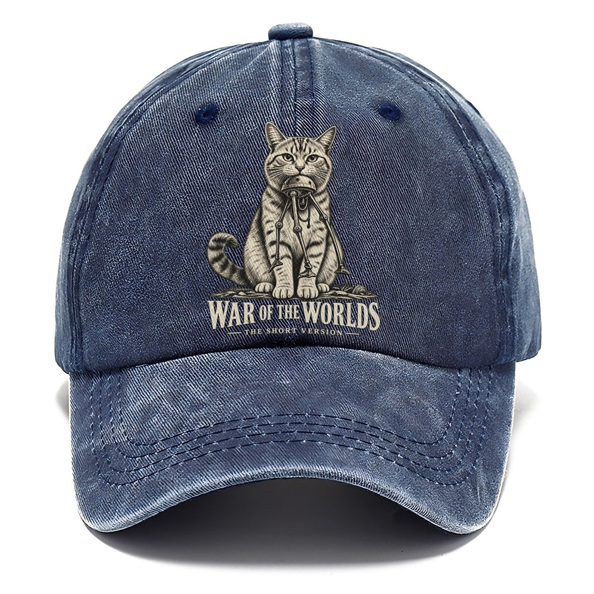 War Of The Worlds Short Version Cats Classic Cap – Twilight Navy