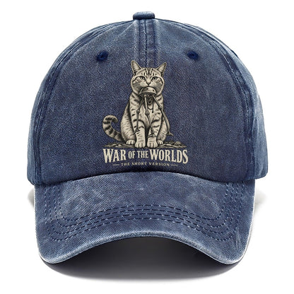 War Of The Worlds Short Version Cats Classic Cap – Twilight Navy