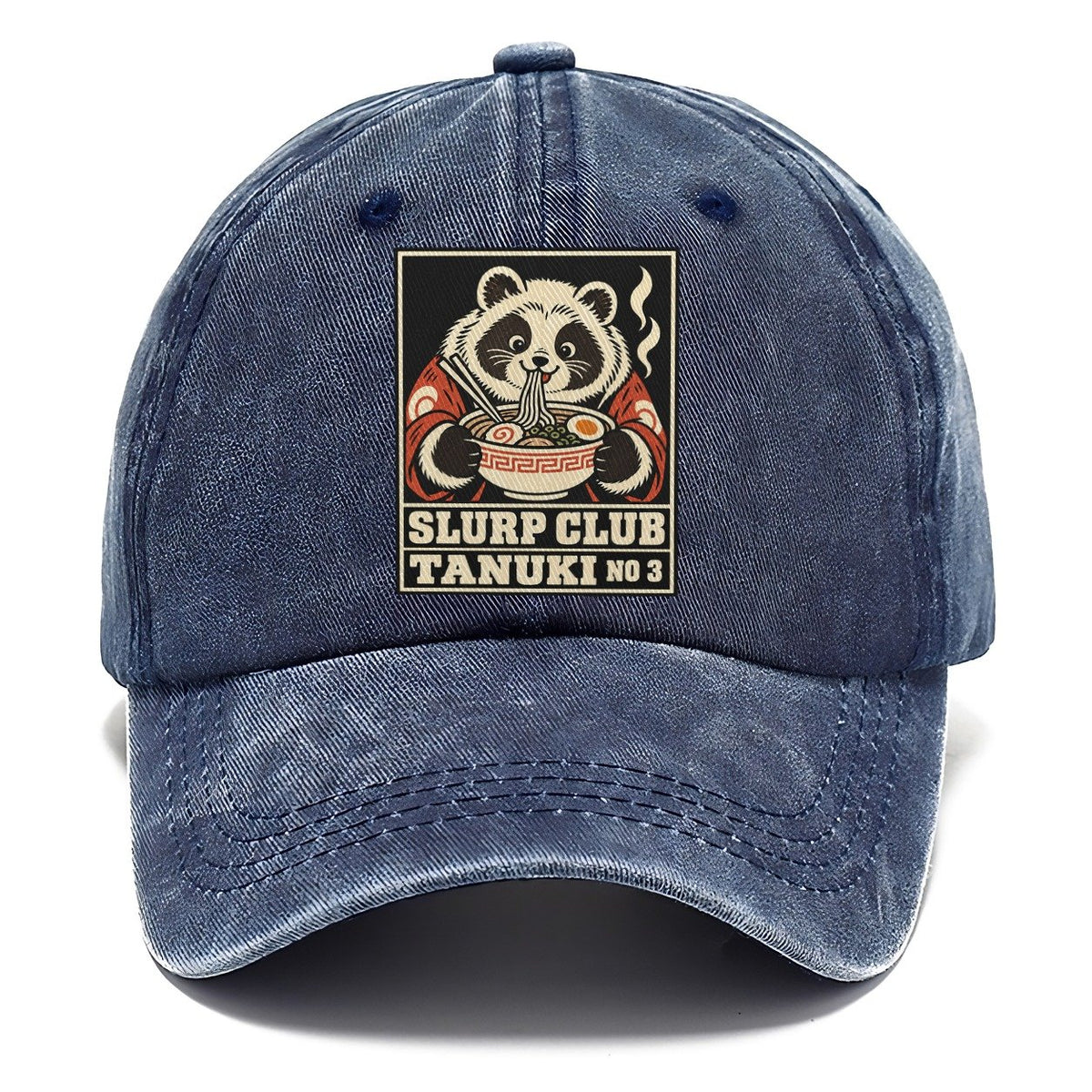 Tanuki Tonkotsu Slurp Club Classic Cap – Twilight Navy