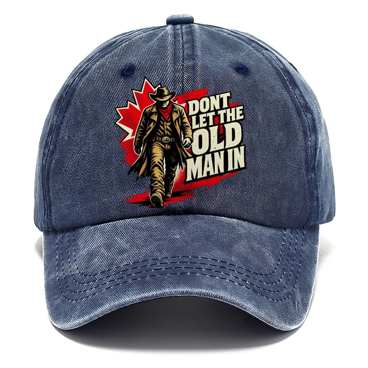 Don't Let The Old Man In Canada Pop Art Classic Cap – Twilight Navy