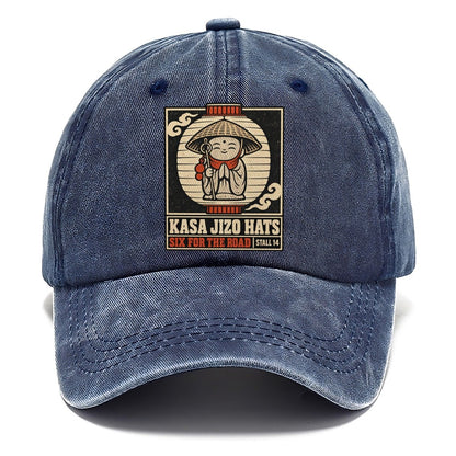 Kasa Jizo Hats Yokai Night Market Classic Cap – Twilight Navy