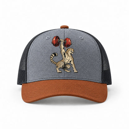 Heather Grey-Rust-Charcoal — front view