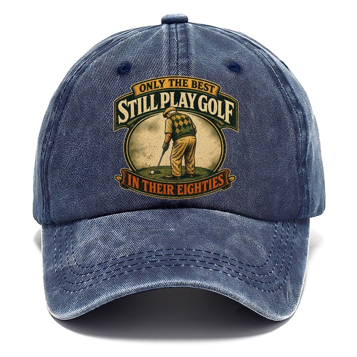 Still Play Golf in Their Eighties Classic Cap – Twilight Navy