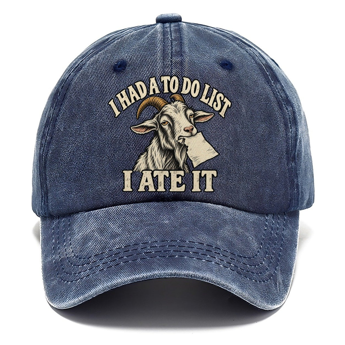 Goat Ate The List Everyday Originals Classic Cap – Twilight Navy