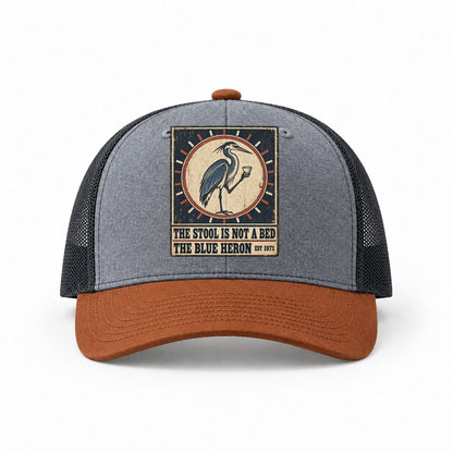 Heather Grey-Rust-Charcoal — front view