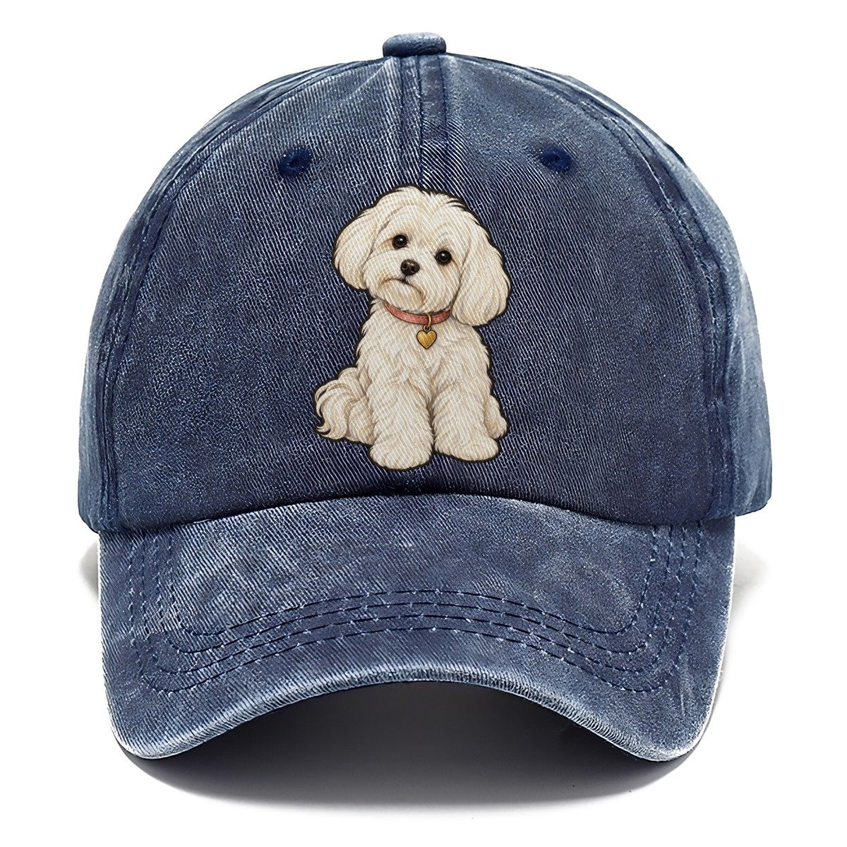 Maltese Heart Tag Fan Favorites Classic Cap – Twilight Navy