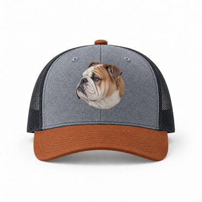 Heather Grey-Rust-Charcoal — front view