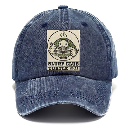 Turtle Patient Slurp Club Classic Cap – Twilight Navy