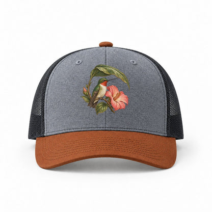 Heather Grey-Rust-Charcoal — front view