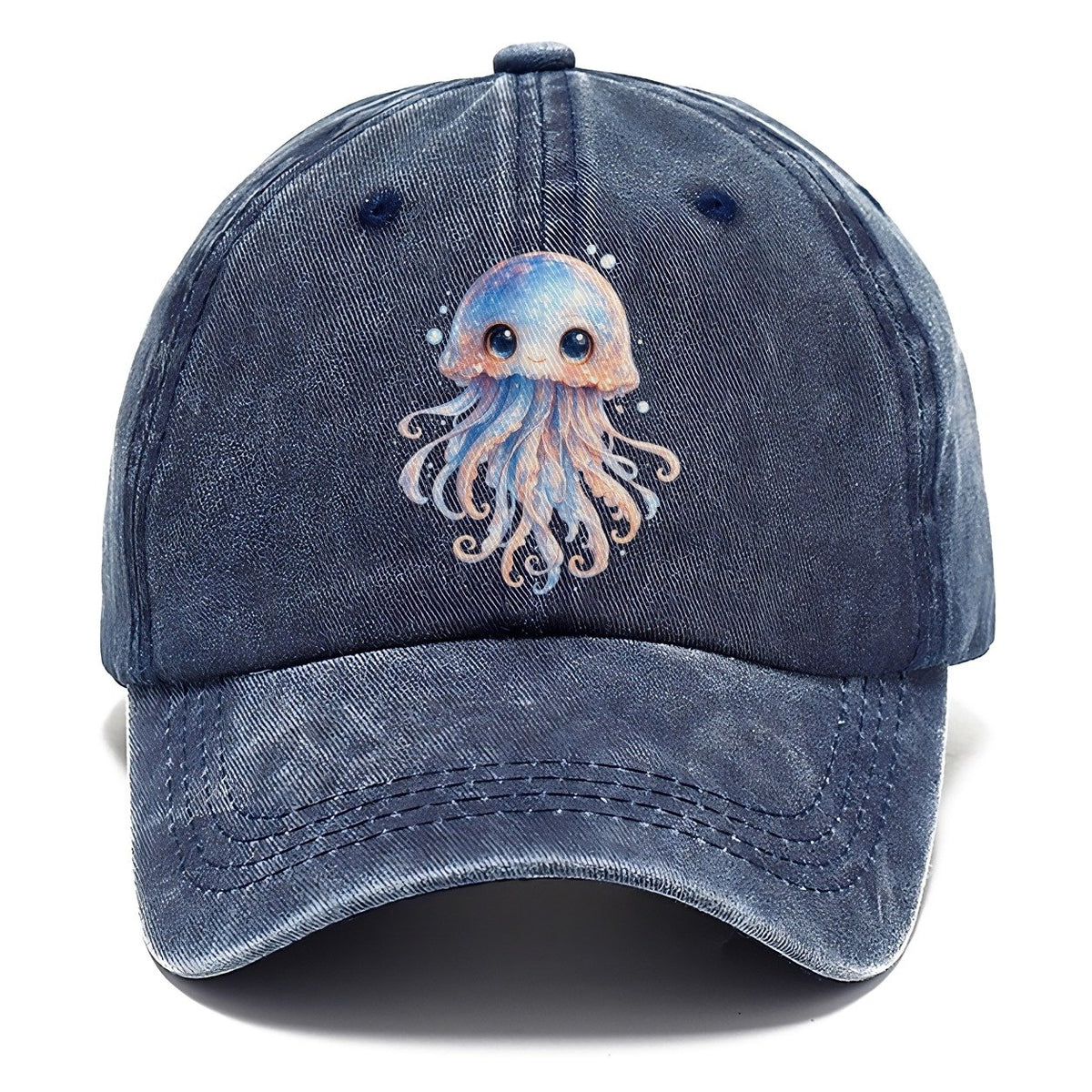 Cute Octopus Creature Classic Cap – Twilight Navy