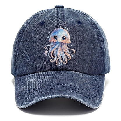 Cute Octopus Creature Classic Cap – Twilight Navy