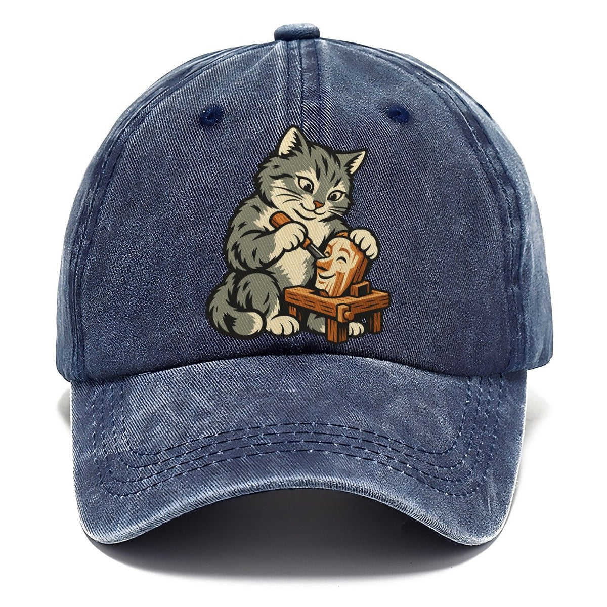 Cat Marionette Carver Sundown Familiars Classic Cap – Twilight Navy