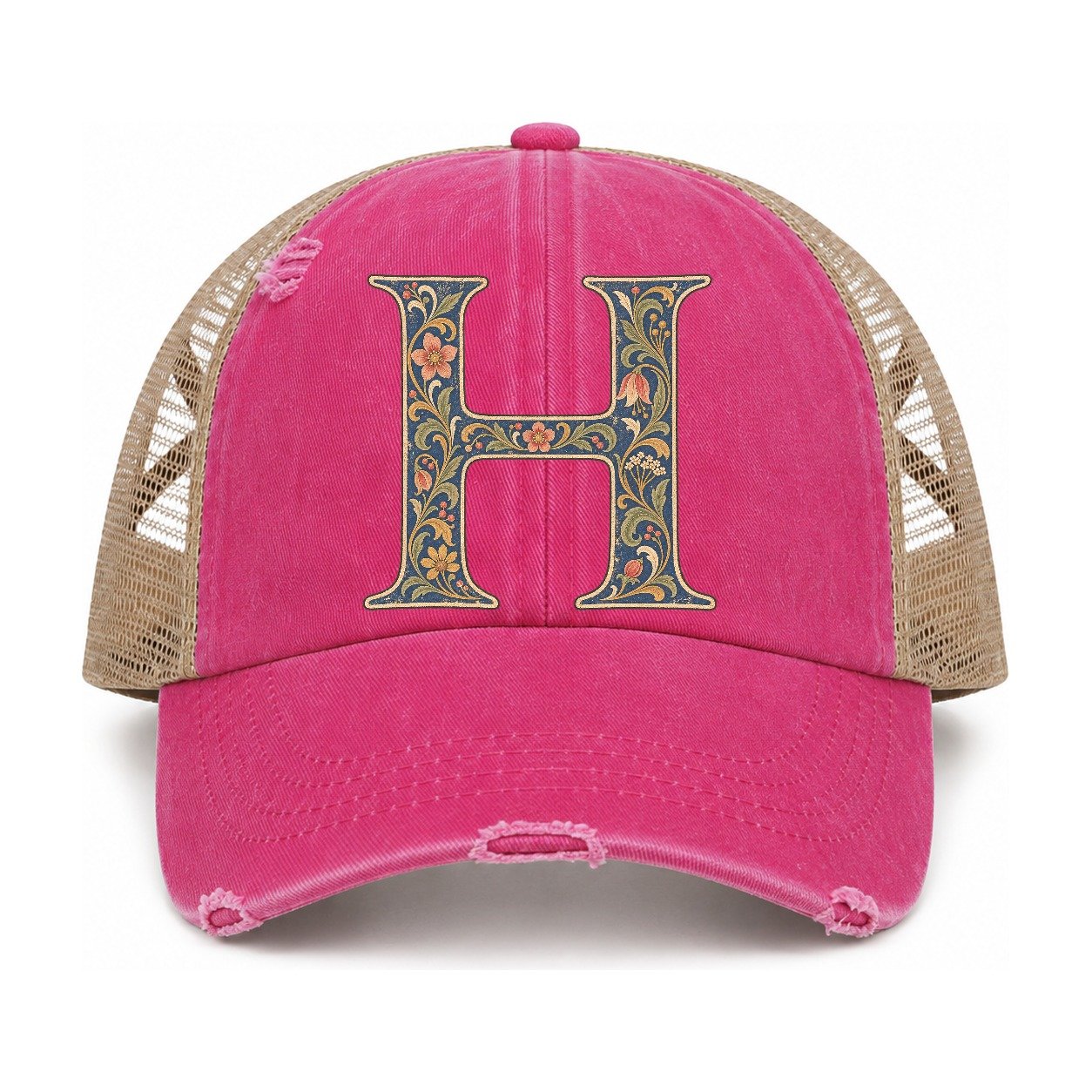Raspberry-Khaki — front view