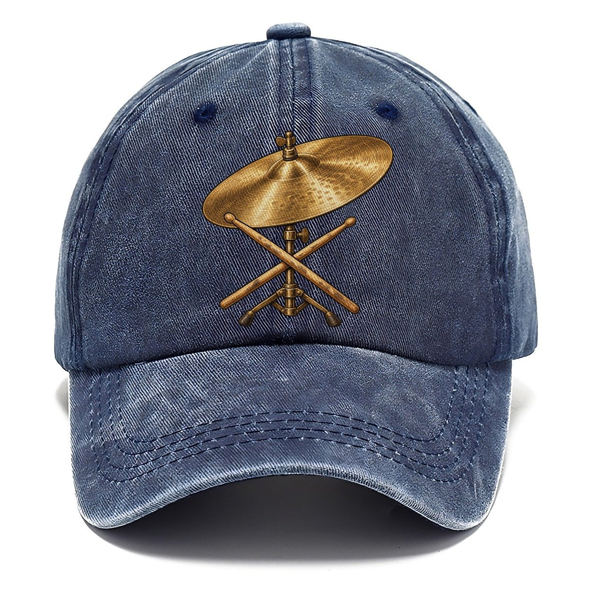 Ride Cymbal And Sticks Fan Favorites Classic Cap – Twilight Navy