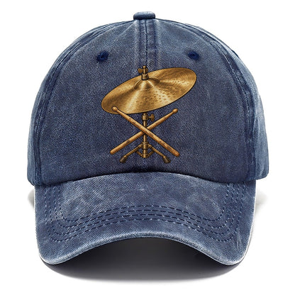 Ride Cymbal And Sticks Fan Favorites Classic Cap – Twilight Navy