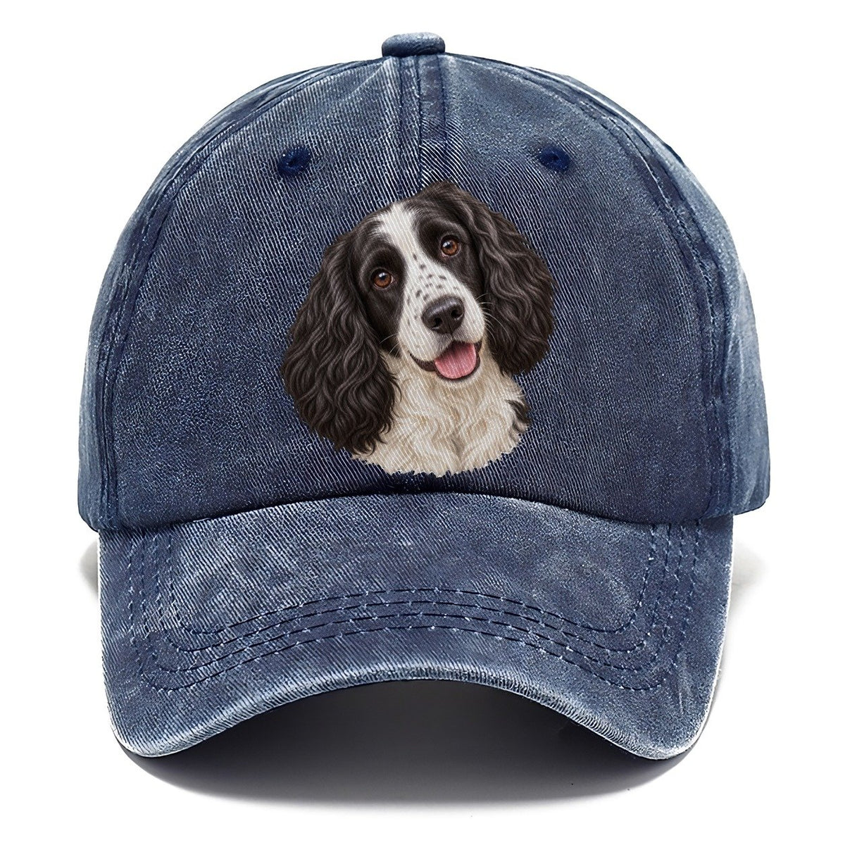 Springer Black And White Tilt Pastimes Companions Classic Cap – Twilight Navy