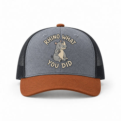 Heather Grey-Rust-Charcoal — front view