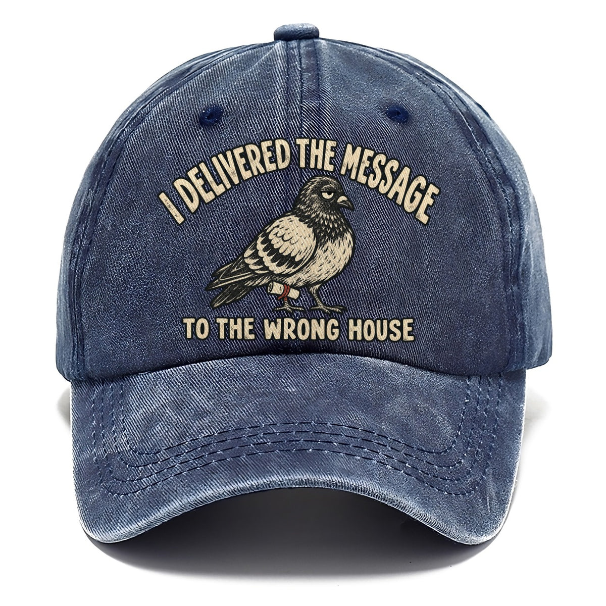 Pigeon Wrong House No Worm Club Classic Cap – Twilight Navy