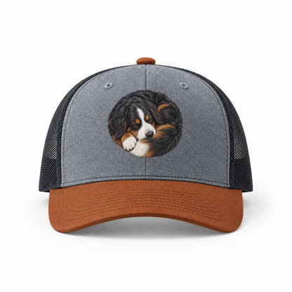 Heather Grey-Rust-Charcoal — front view