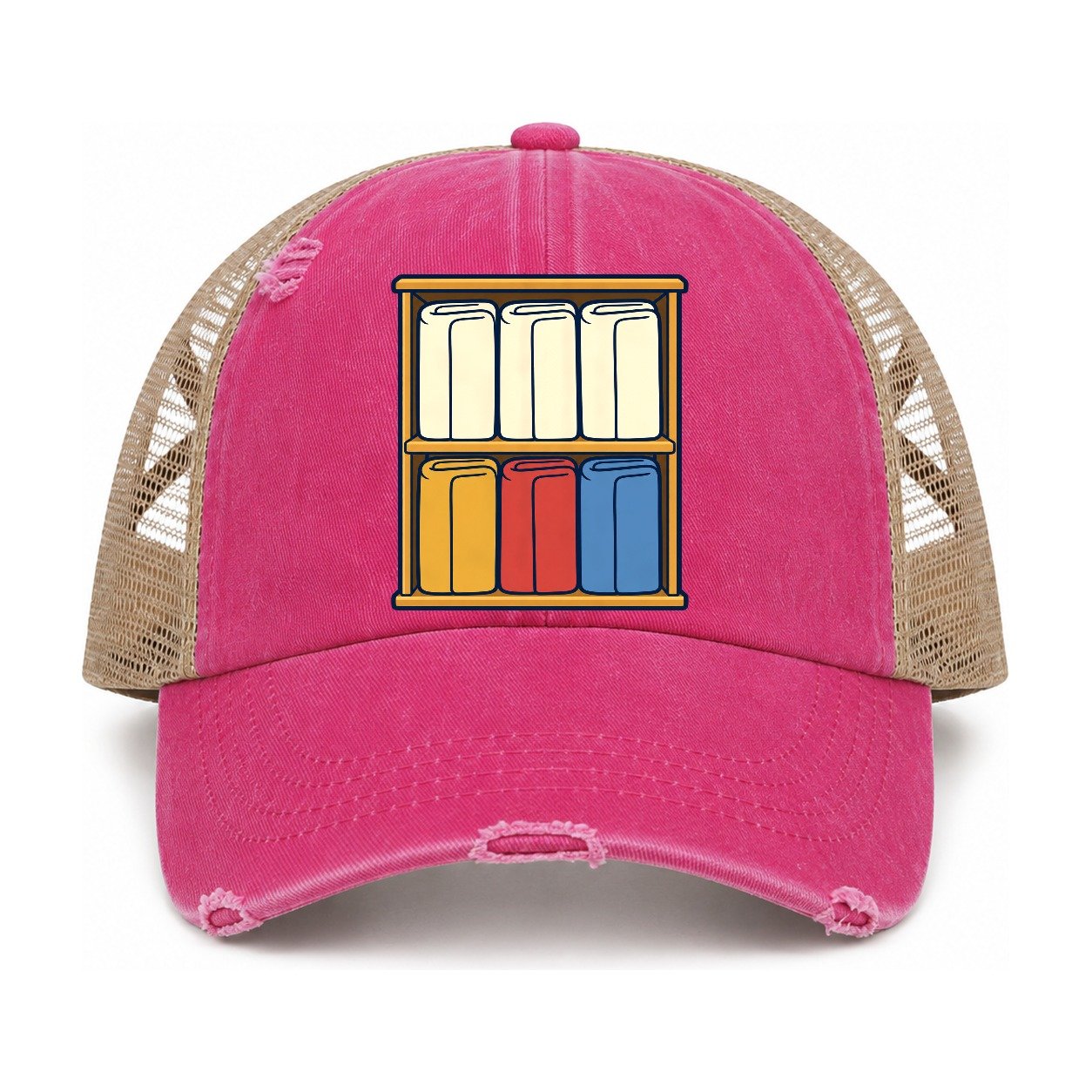 Raspberry-Khaki — front view