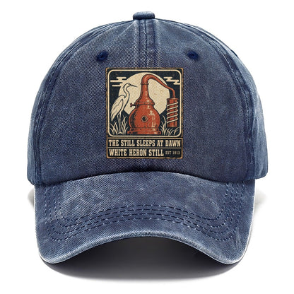 White Heron Still Izakaya Rules Classic Cap – Twilight Navy