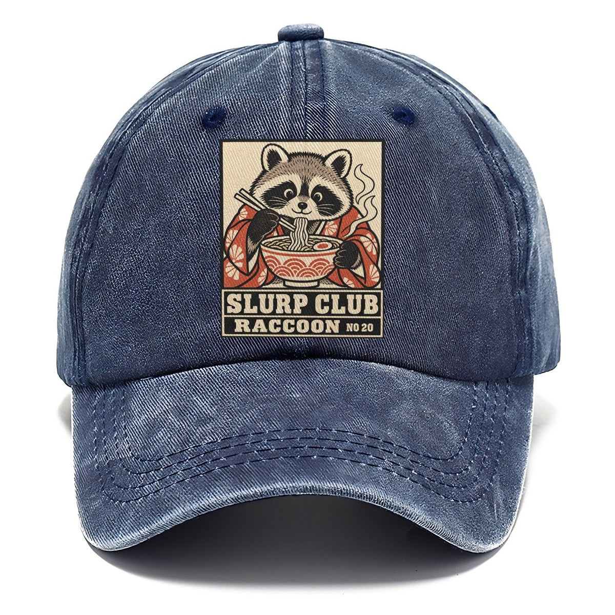 Raccoon Stolen Slurp Club Classic Cap – Twilight Navy