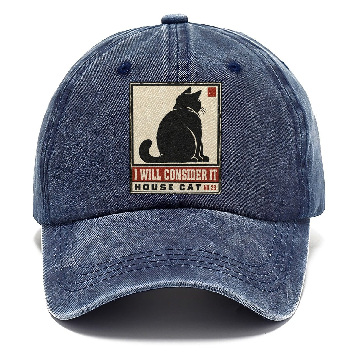 I Will Consider It Neko Says No Classic Cap – Twilight Navy