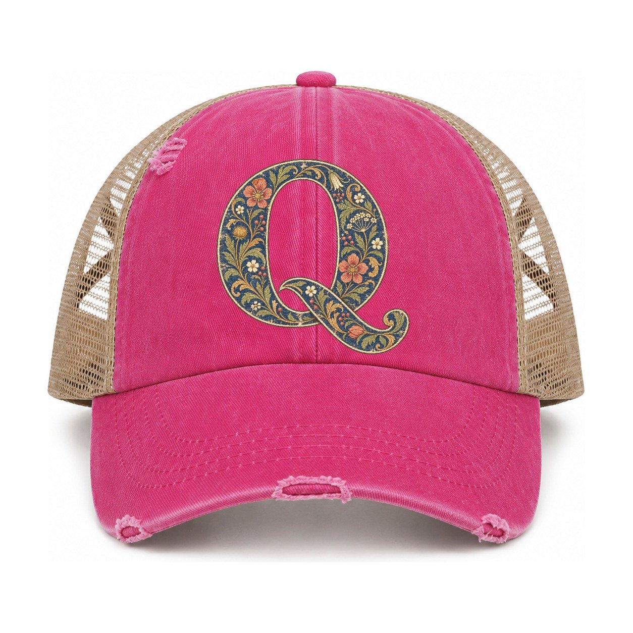 Raspberry-Khaki — front view