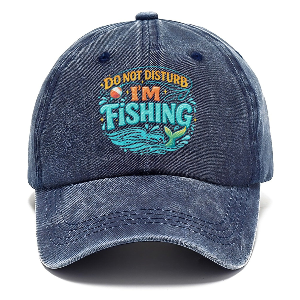 Fishing Is My Retirement Plan Classic Cap – Twilight Navy