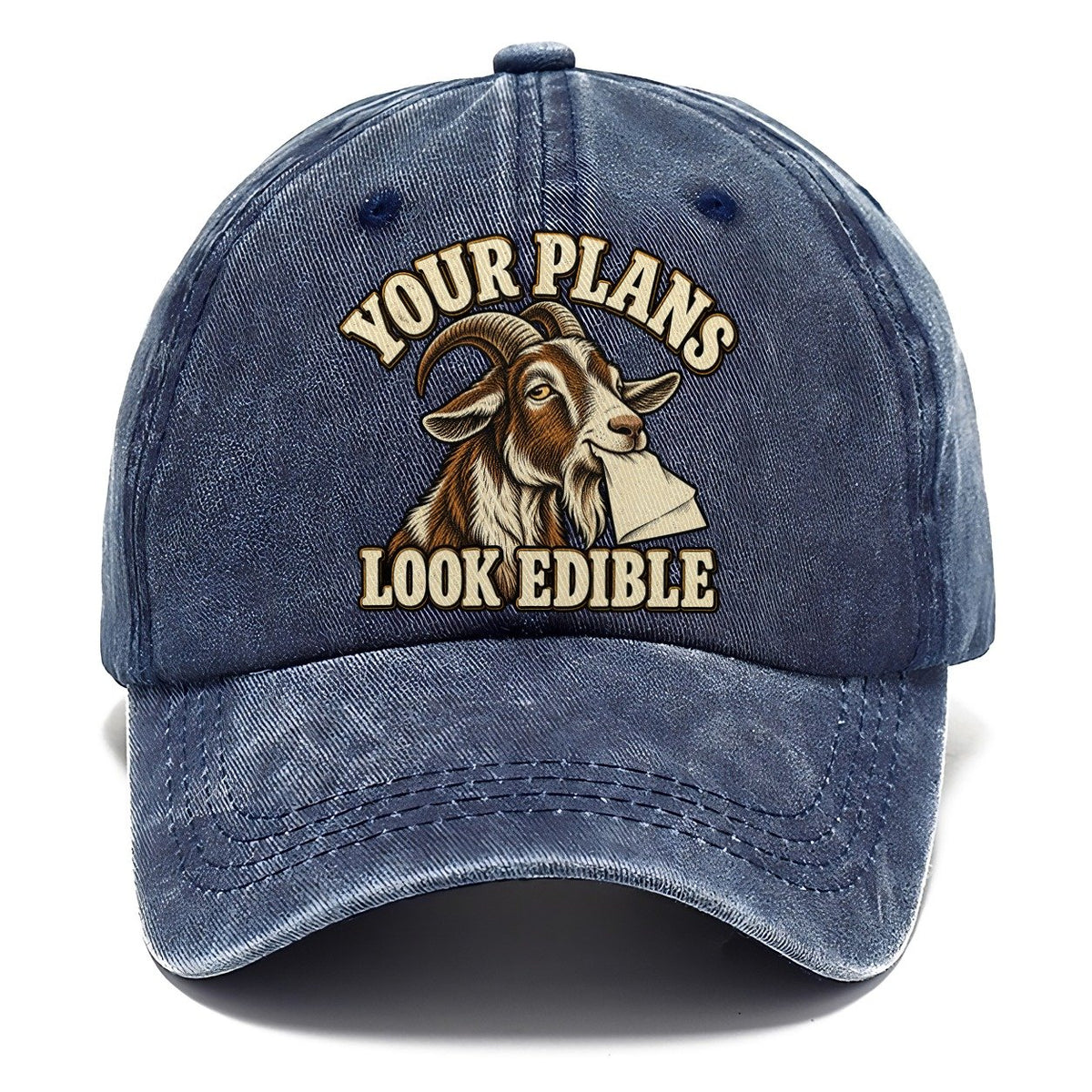 Goat Edible Plans Character Club Classic Cap – Twilight Navy