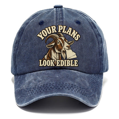 Goat Edible Plans Character Club Classic Cap – Twilight Navy