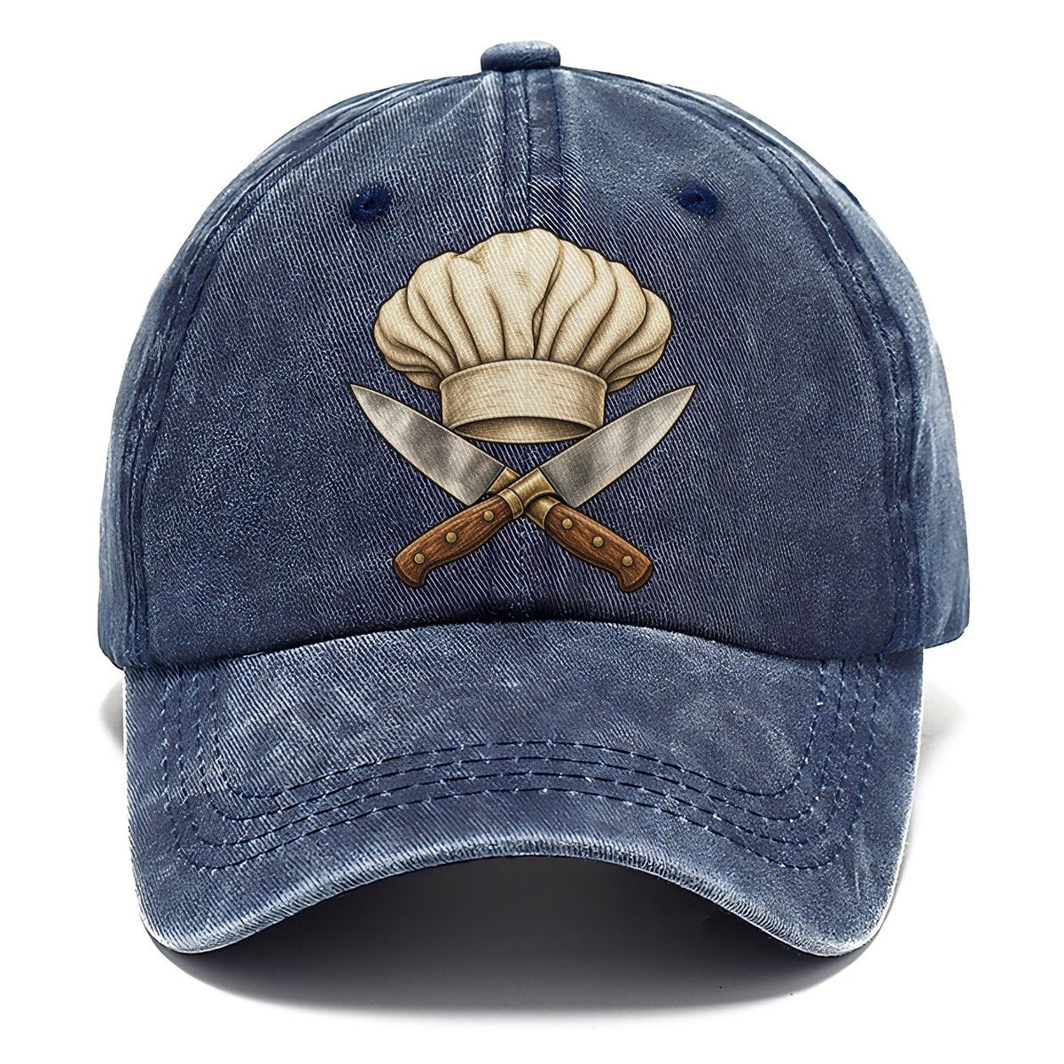 Chef Hat Crossed Knives Fan Favorites Classic Cap – Twilight Navy