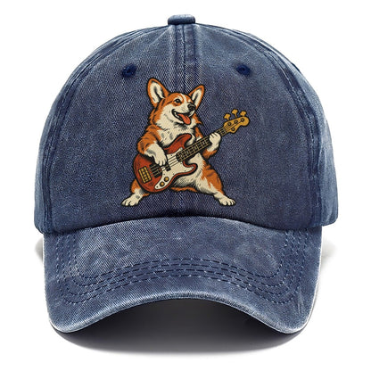 Corgi Bass Player Sundown Familiars Classic Cap – Twilight Navy