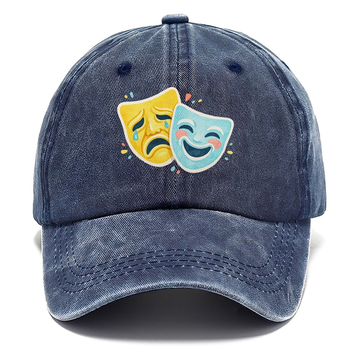 Black Labrador Portrait Classic Cap – Twilight Navy
