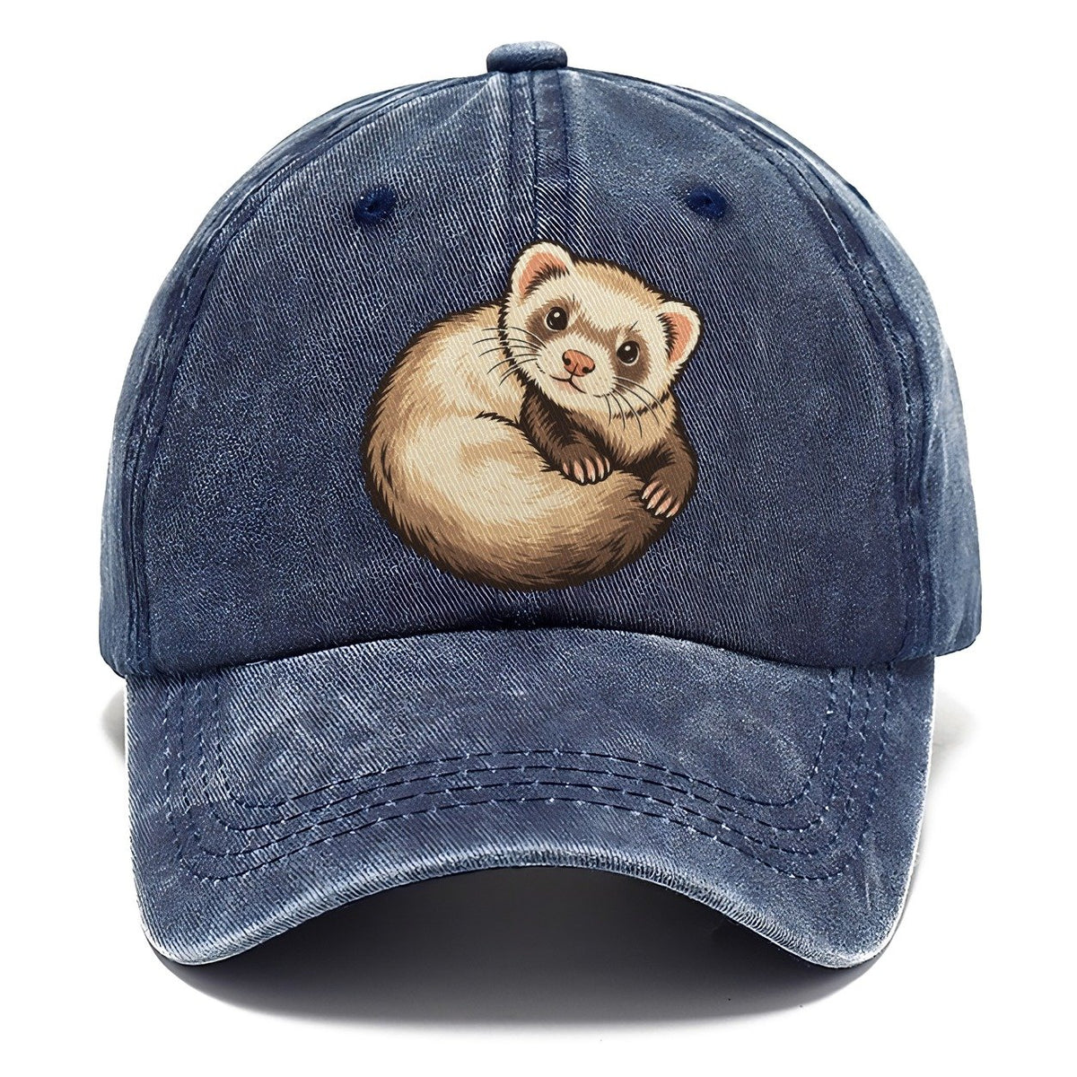 Ferret Loop Small Pet Logos Classic Cap – Twilight Navy
