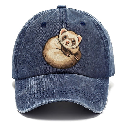 Ferret Loop Small Pet Logos Classic Cap – Twilight Navy