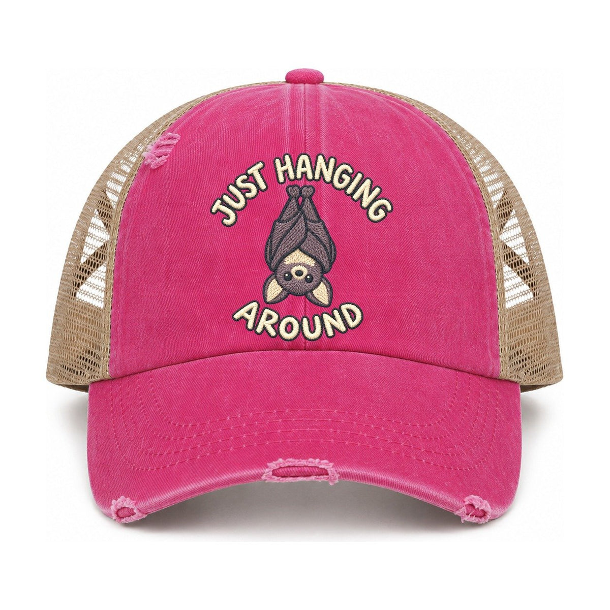 Raspberry-Khaki — front view