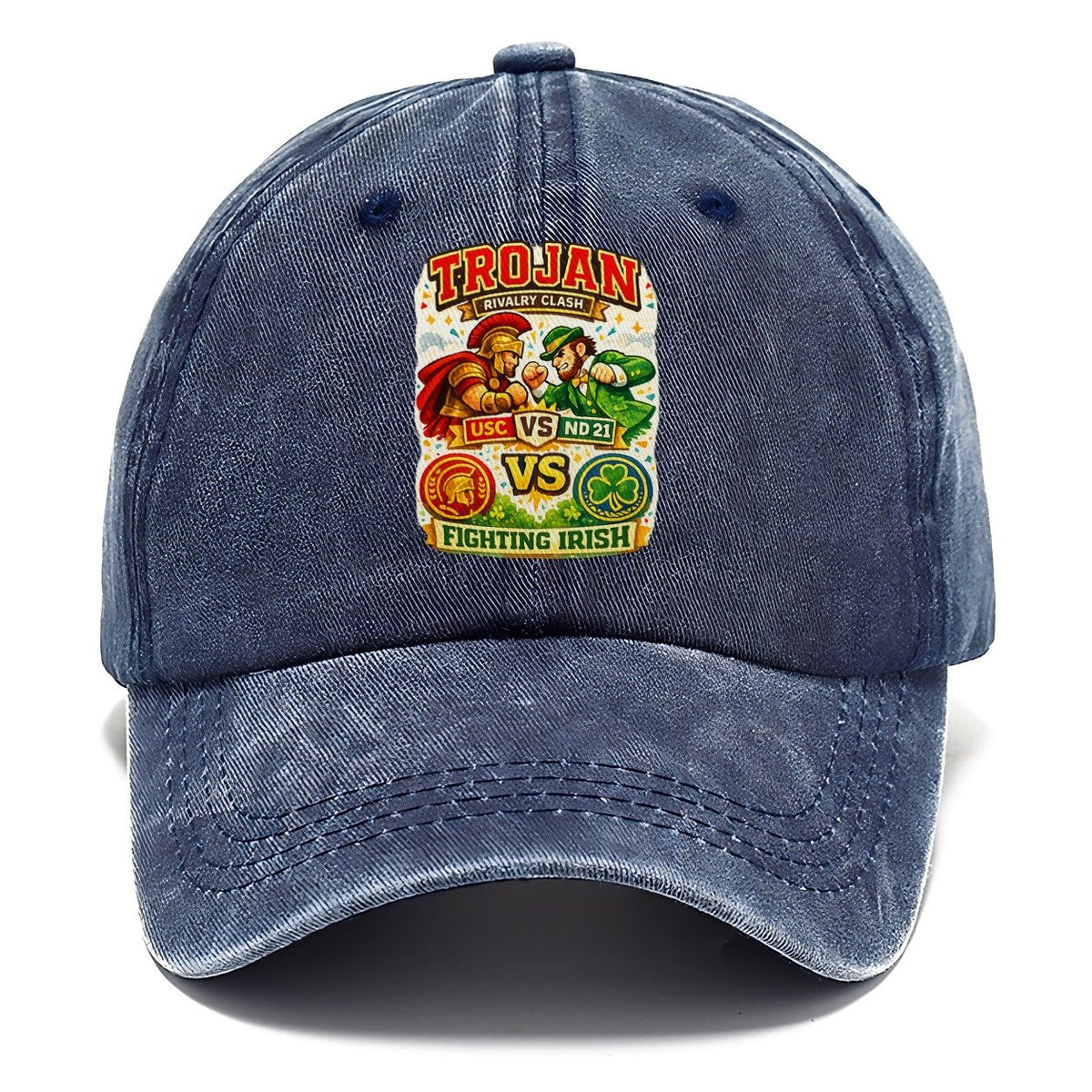 Trojan vs Fighting Irish Rivalry Classic Cap – Twilight Navy